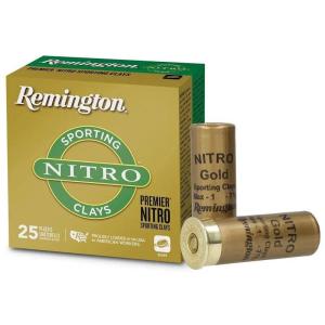 Remington Premier Nitro Sporting Clays Shotshells 12ga 2-3/4" 7/8oz 1325 fps #7.5 25/ct RTR20156 