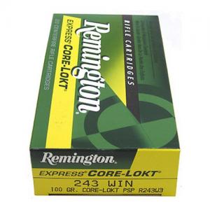 Remington Express CORE-LOKT .243WIN 100GR Pointed Soft Point 20Rds 047700051901