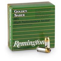 Remington Golden Saber, .380 ACP, BJHP, 102 Grain, 500 Rounds 047700167428