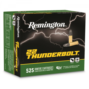 Remington 22 Thunderbolt .22LR LRN 40 Grain 525 Rounds R21271