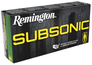 Remington Ammunition 27746 Subsonic 308Win 190gr Bonded Hollow Point 20 Per Box/10 Case 