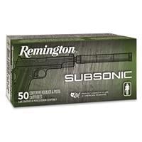 Remington Subsonic, 9mm, FNEB, 147 Grain, 50 Rounds 047700479705