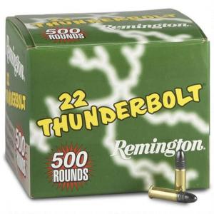 Remington Thunderbolt .22 LR 40 GR LRN Lead Round Nose Ammo, 1255 FPS - 5000rd Case TB22B-5000