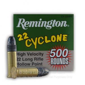 22 LR - 36 gr LHP - Remington - Cyclone - 500 Rounds CY-22HPB-21235