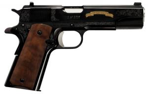 Remington Firearms 1911 R1 200th Anniversary Single/Double 45 ACP 5.0" 7+1 Walnut Grip Black 96372