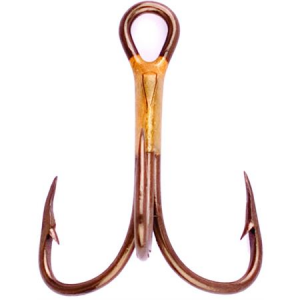 Eagle Claw 374AH-1/0 2X Regular Classic Treble Hook 047708121613