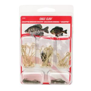 Eagle Claw Crappie/Bream Aberdeen Style Hook, Assorted 616H 616H