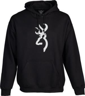 BROWNING HOODIE BRANDED BUCK MARK BLACK XLARGE 