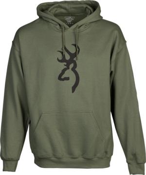 BROWNING HOODIE BACKFENCE BROWNING ARMS GREEN LARGE 