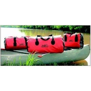 Texsport Wild River Waterproof Duffel , Black, Red, Polyester, Polyvinyl Chloride PVC 11009TEX 11009