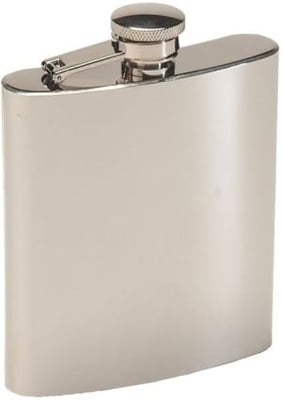 Texsport Flask, Stainless Steel 8 Ounce 167798