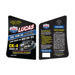 SAE 15W-40 Synthetic Blend CK-4 Diesel Oil-LUC-SAE15W40CK-4DIESELOIL 049807102883