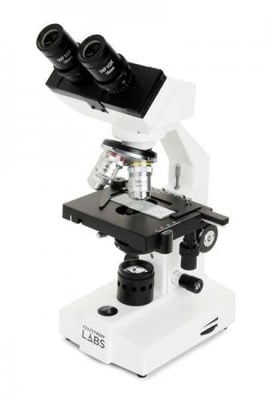 Celestron Labs CB2000CF Compound Binocular Microscope,10x,20x Eyepieces,4x,10x,40x,100x Achromatic Objective Lenses 44131 050234441315