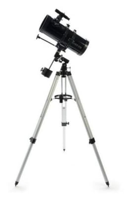 OpticsPlanet Exclusive Celestron PowerSeeker 127EQ Telescope w/Smartphone Adapter, Black, 21049-OP-DS