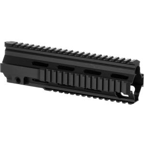 Brownells Quad Rail Handguard 9", Black 
