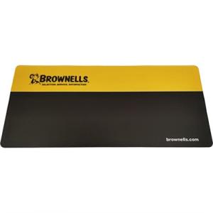 NON-SLIP BENCHMAT DESKPAD 35.43   X17.7    DARK BROWN & YELLOW 430110519 