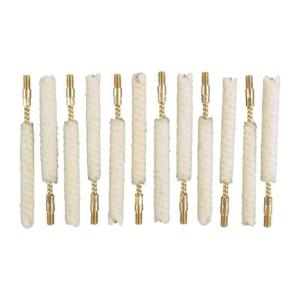 Wool Bore Mops - Wool Bore Mop 22-270 Caliber 12 Pack