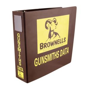 GUNSMITH DATA 3 RING BINDER, 2-1/2''W, BROWN/YELLOW 263250000