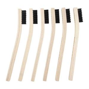 Heavy-Duty Straight Wire Gunsmith Brushes - Gunsmith Heavy Duty Brush, Nylon, Straight, 6 Pack 