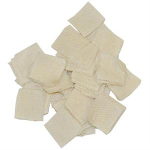 Heavy-Duty Patches - Heavy Duty Square Cotton Patches, .875''''/.17/.20 Cal, 1000 Pk 