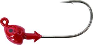 Strike King Redfish Magic Flats Jig Head, 3/8 oz, Red,3pk, FJH38-811 051034153354