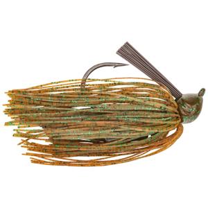 Strike King Premier Pro Model Rattle Jig, Pumpkin Green, 3/8 oz, PPJ38-11 PPJ3811