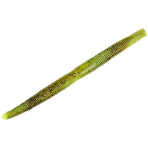 Strike King Shim-E-Stick Soft Bait, Green Pumpkin Chartreuse Swirl, 5in, SES5-119 051034201277