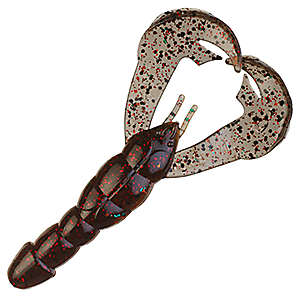 Strike King Lures RGCRW-108 Rage Tail Craw Soft Lure 4" Body Length, Blue Craw, Per 7 RGCRW-108