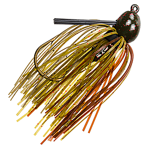 Strike King Lures BBJ18-46 Bitsy Bug Mini Jig Freshwater, 1/8 oz, Green Pumpkin, Package of 1 051034223484