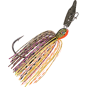 Strike King Thunder Cricket 1/2 oz Vibrating Swim Jig Black 051034247091