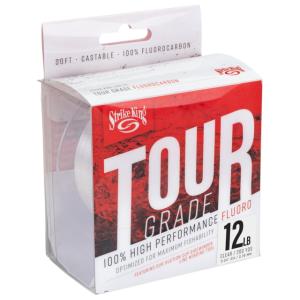 Strike King Tour Grade Fluorocarbon 200 yd Line, Clear, 12lb, TGFC200-12C 051034255195
