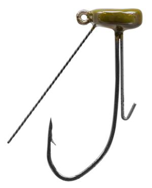 Strike King Tour Grade Ned Rig Head w/Weedguard 1/16oz Grnpk, TGNHW116-46 051034260595