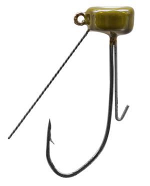 Strike King Tour Grade Ned Rig Head w/Weedguard 1/8oz Grnpk, TGNHW18-46 051034260601