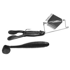 Strike King Skipping Buzzbait, Black, SKBZ-10