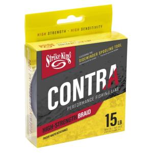 Strike King Contra Braid 150yd Line, Green, 15lb, LPB150-15G