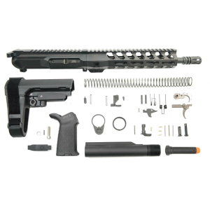 PSA Gen4 10.5" 9mm 1/10 Nitride 9" Lightweight M-lok Railed MOE EPT SBA3 Pistol Kit 051655106835