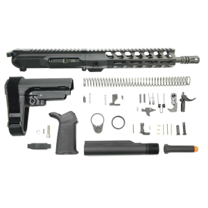 PSA Gen4 10.5" 9mm 1/10 Nitride 9" Lightweight M-lok Railed MOE SBA3 Pistol Kit 051655106942
