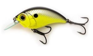 Bill Lewis SB-57 MDJ Squarebill Soft Bait, Chartreuse Shiner, 3/8 oz, BLF-SB52 BLFSB52
