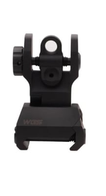 Williams Gun Sight Blackout Picatinny Rail Folding Sight, Rear, Black, 642967