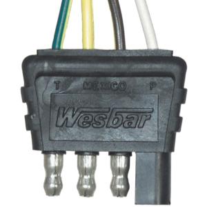Wesbar 18in 4 Way Flat Trailer End Carded, 707286