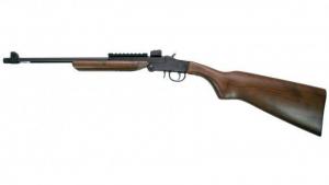 Chiappa Firearms Little Badger Folding Single Shot Rifle .22 WMR 16.5" Barrel 1 Round Adjustable Sights Wood Stock Blued 500.173 500173