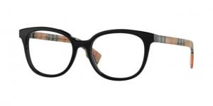 Burberry BE2291 Eyeglass Frames 3757-51 - Black