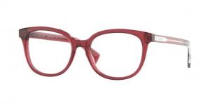Burberry BE2291 Eyeglass Frames 3796-51 - Transparent Red