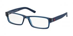 Polo PH2119 Eyeglass Frames 5470-53 - Shiny Navy Blue Frame