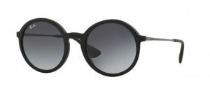Ray-Ban RB4222 Sunglasses 622/8G-50 - Black Rubber Frame, Grey Gradient Lenses