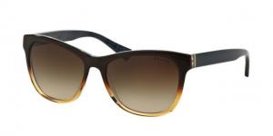 Ralph RA5196 Sunglasses 144413-54 - Men's, Brown Gradient/navy Bandana Frame, Brown Gradient Lenses