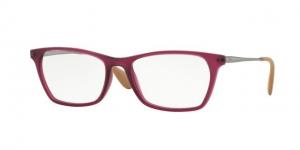 Ray-Ban RX7053 Progressive Prescription Eyeglasses 5526-52 - Rubber Violet Frame