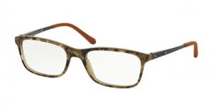 Ralph Lauren RL6134 Progressive Prescription Eyeglasses 5427-53 - Top Camuflage On Olive Frame