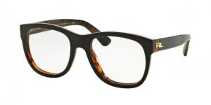 Ralph Lauren RL6143 Progressive Prescription Eyeglasses 5260-54 - Top Black On Jerry Havana Frame