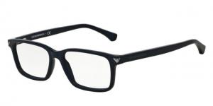 Armani EA3072F Progressive Prescription Eyeglasses 5452-56 - Matte Blue Frame